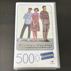 vintage 16 sixteen candles 80s nostalgia movie puzzle EUC rat pack